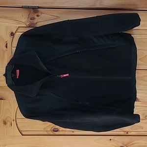 FW18 Supreme NYC Men's Polartec Zip Up Black Fleece Size Large L
